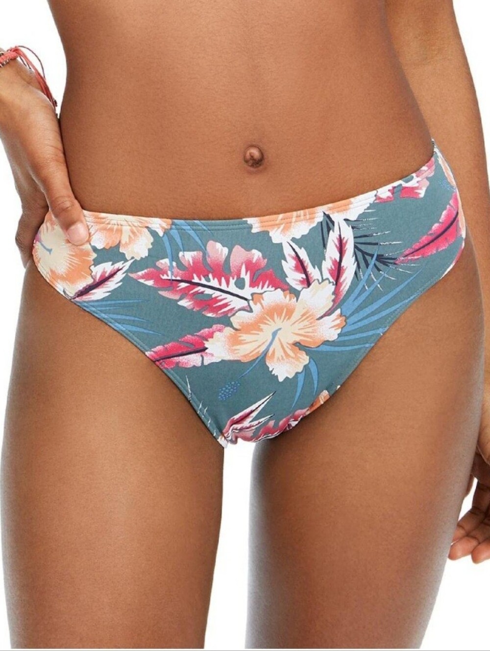 Roxy Tropical Beach High Leg Bikini Bottoms, NWT